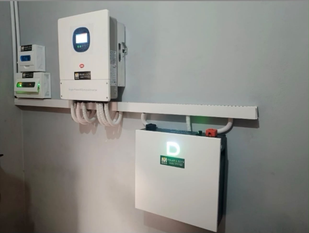 Installed inverter + DB