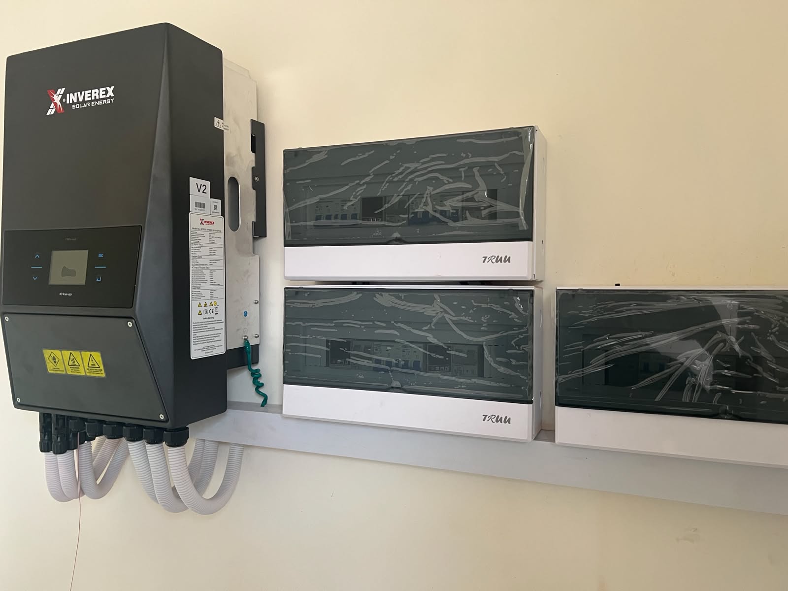 Installed inverter + DB